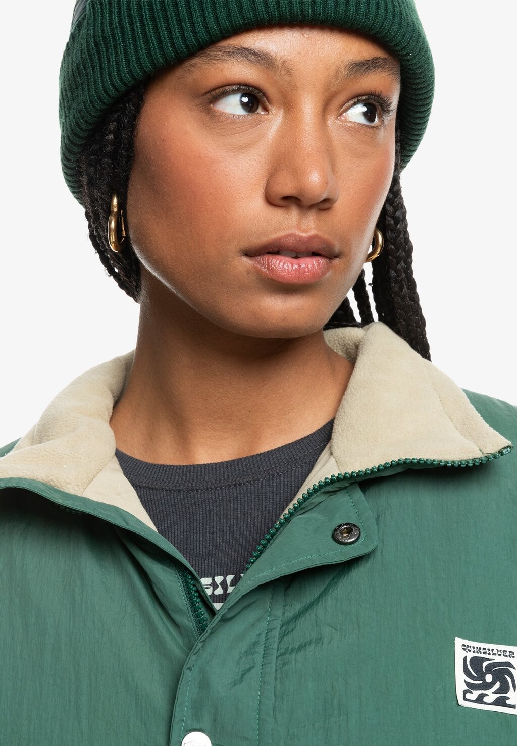 

Зимняя куртка Quiksilver, темно-зеленый