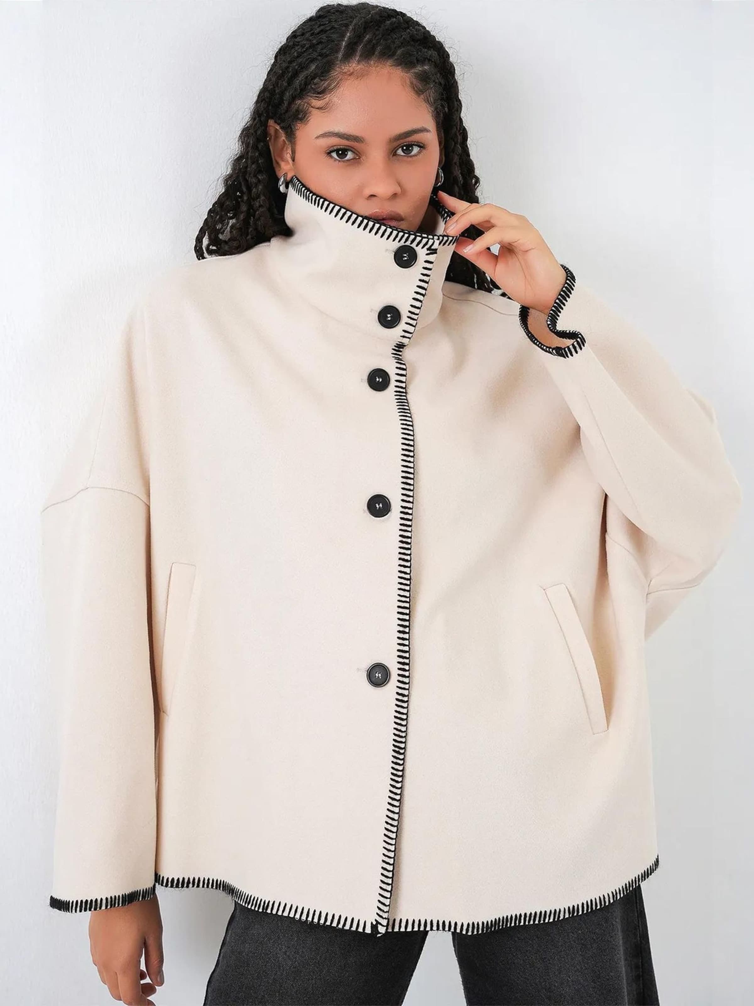 

Bigdart Куртка для межсезонья в светло-бежевом цвете