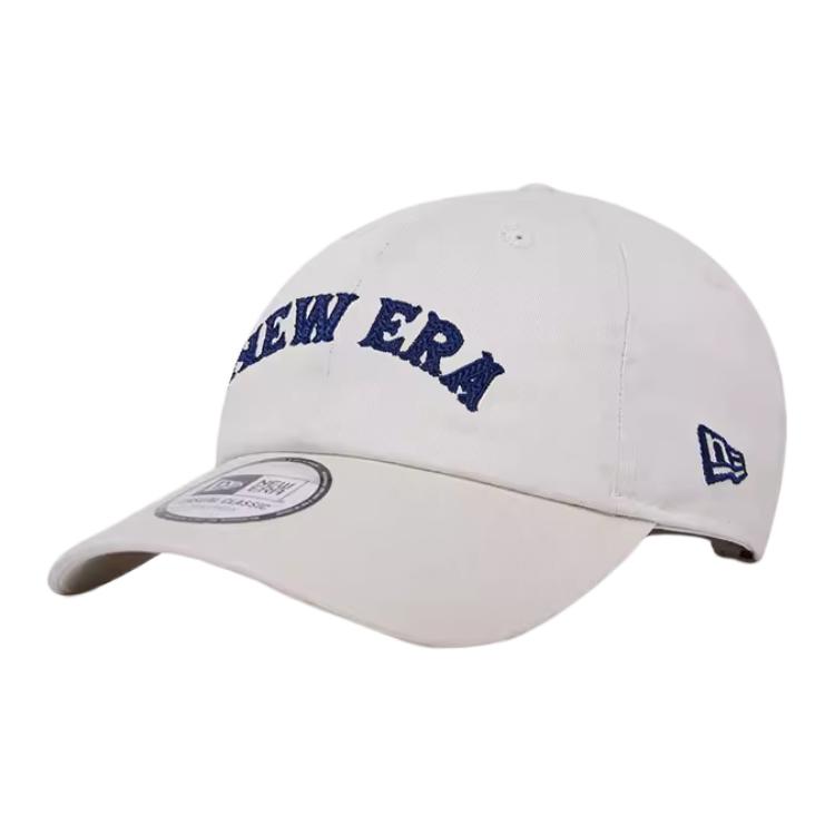 

New Era Хлопковая бейсболка унисекс белая, White