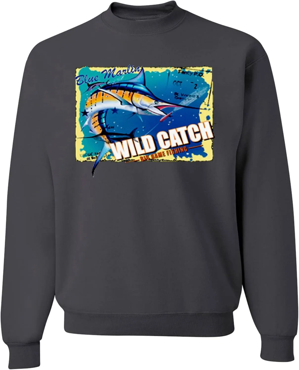 

Футболка Blue Marlin Wild Catch для любителей рыбалки wild custom apparel