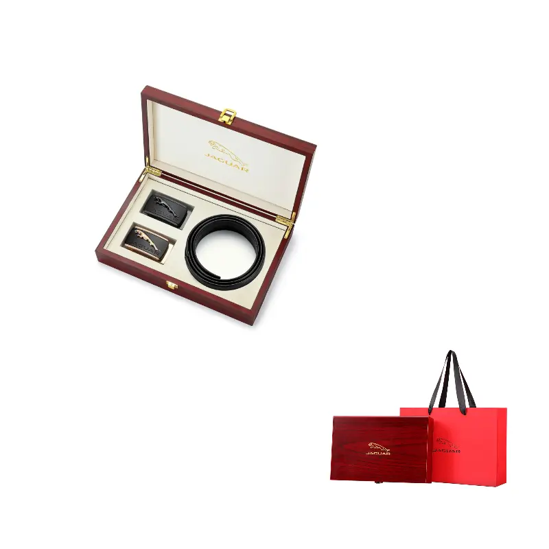 

JAGUAR Мужской кожаный ремень из коровьей кожи черный шириной 3.5 см, Black