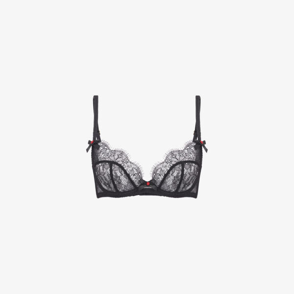 

Кружевной бюстгальтер Lorna с бантом Agent Provocateur, черный
