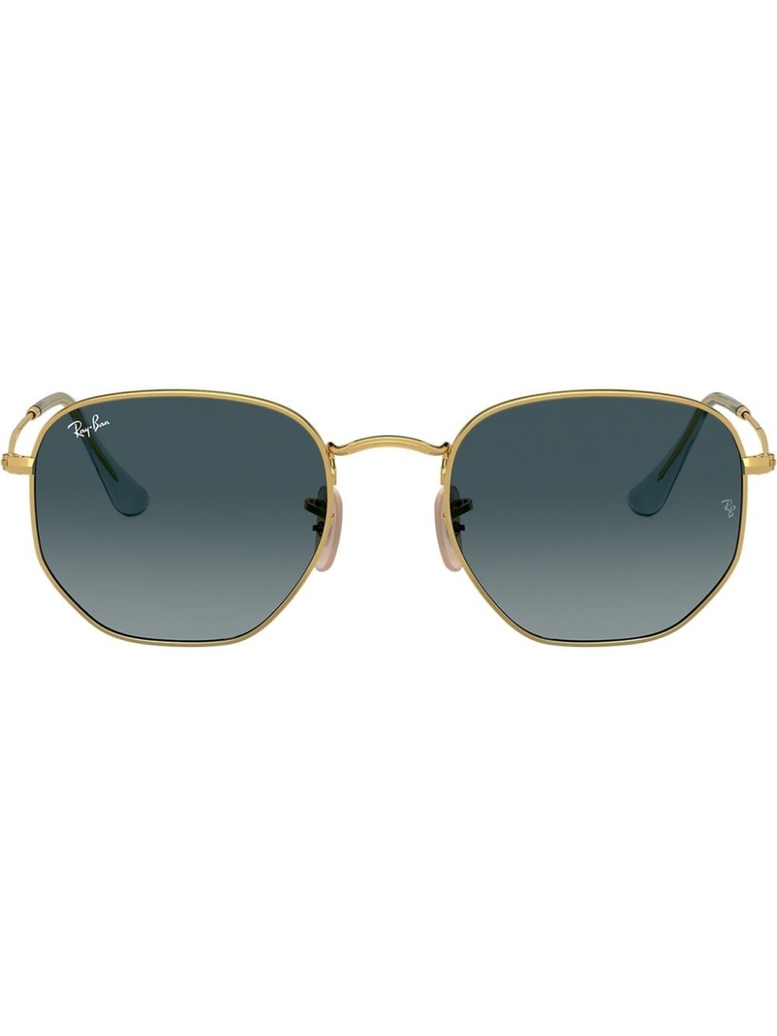 

Ray-Ban солнцезащитные очки RB3548N в шестиугольной оправе, золотистый