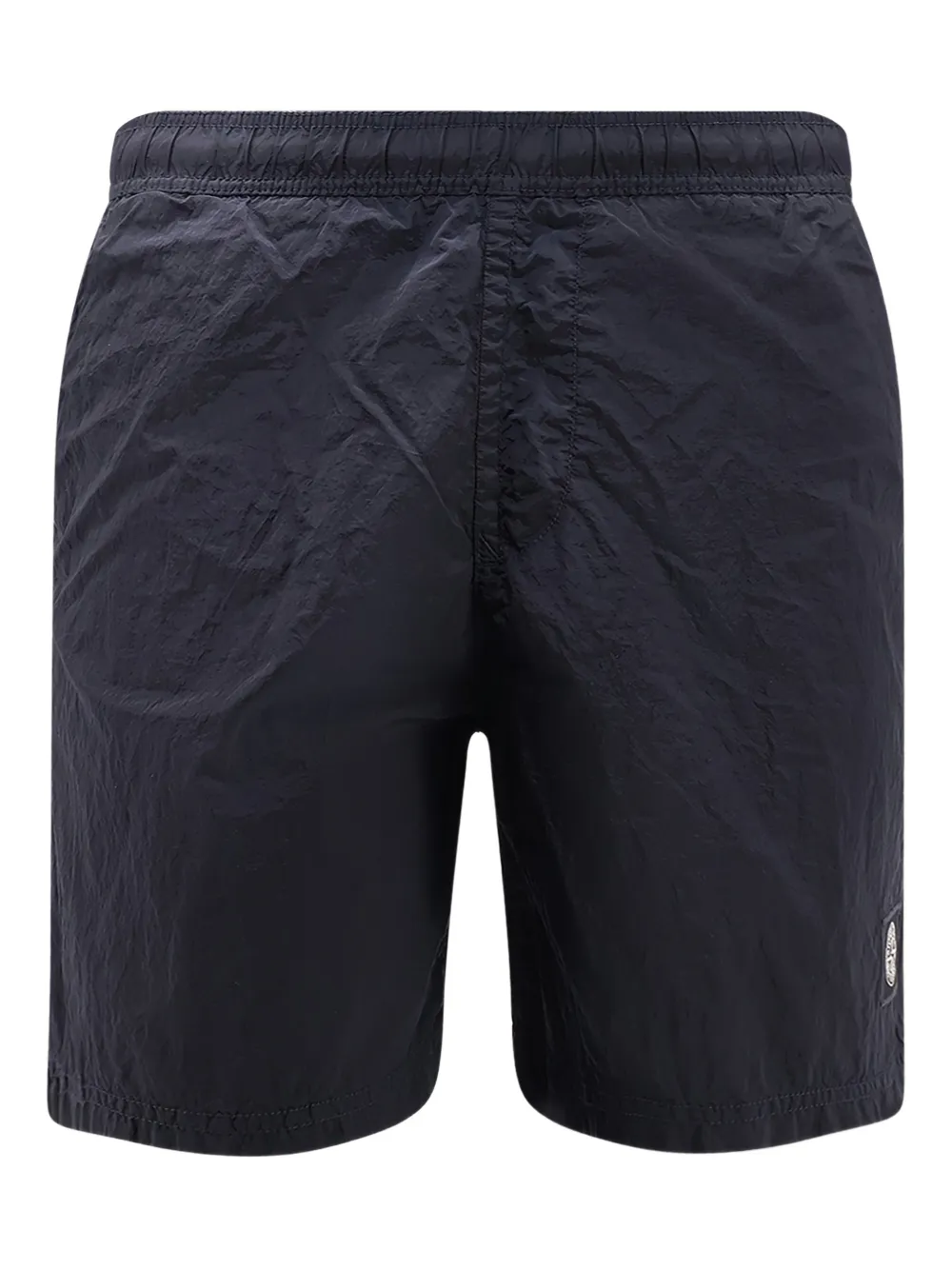 

Плавательные шорты с застежкой на шнурок и нашивкой с логотипом Stone Island, синий