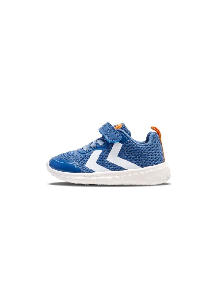 

Кроссовки на шнуровке Hummel, цвет blue/yellow