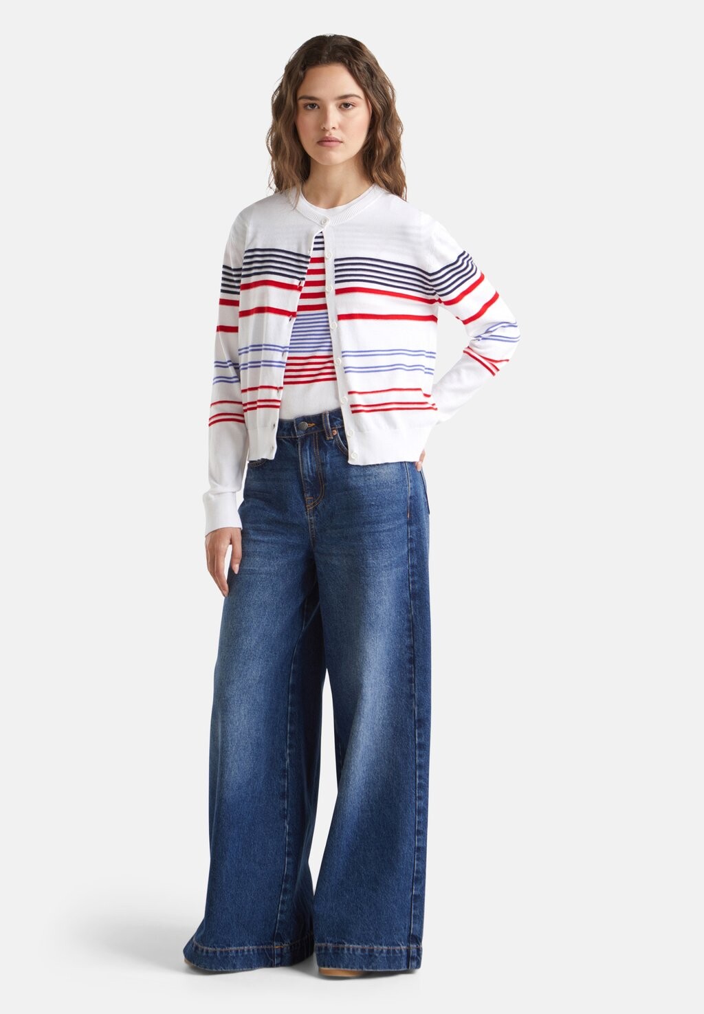 

Кардиган REGULAR FIT United Colors of Benetton, белый