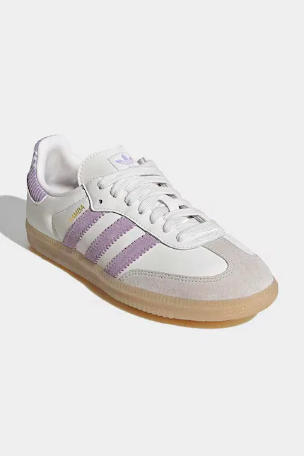 Кроссовки детские SAMBA OG Adidas Originals, белый — фото 2