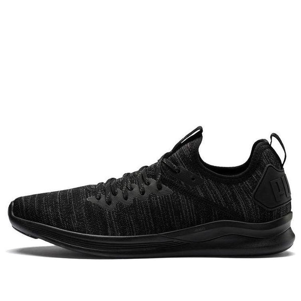 

Кроссовки ignite flash evoknit 'black asphalt' Puma, черный