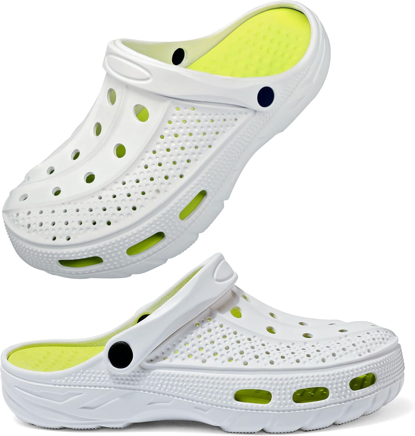 

Женские и мужские ортопедические сабо с поддержкой свода стопы, садовые туфли, сандалии, тапочки с стельками при плантарном фасциите Inminpin, зеленый