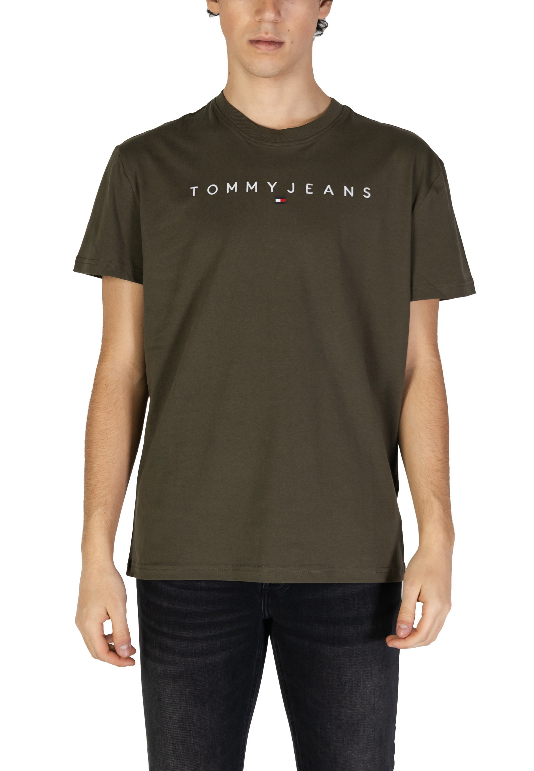 

Футболка мужская Tommy Jeans с логотипом бренда, коричневый