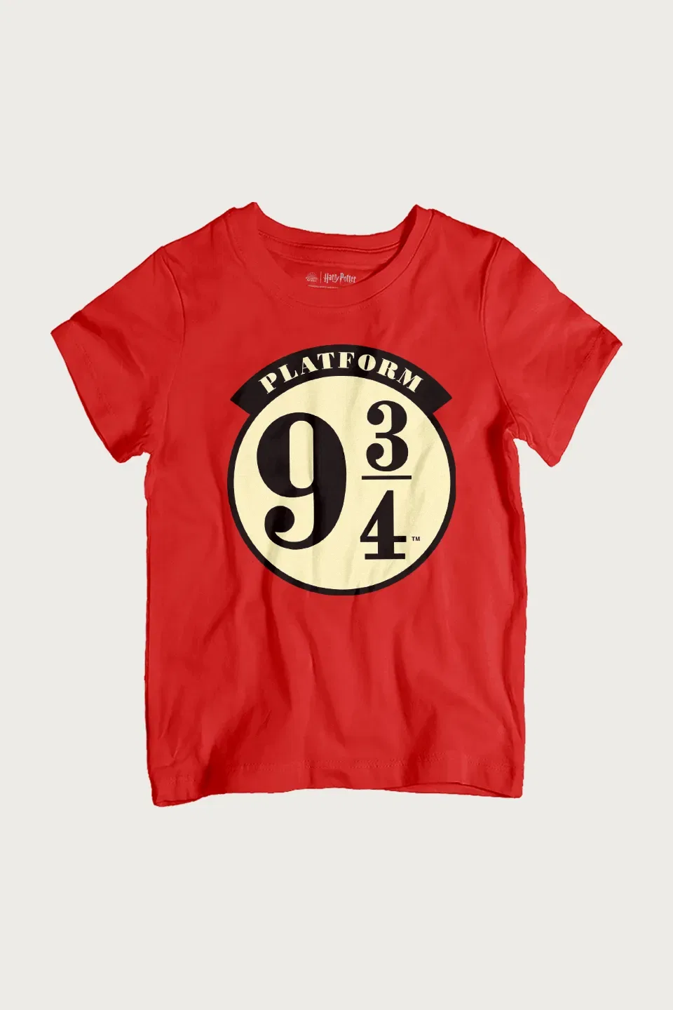 Футболка Harry Potter с принтом Platform 9 3/4, хлопок, красный — фото 2