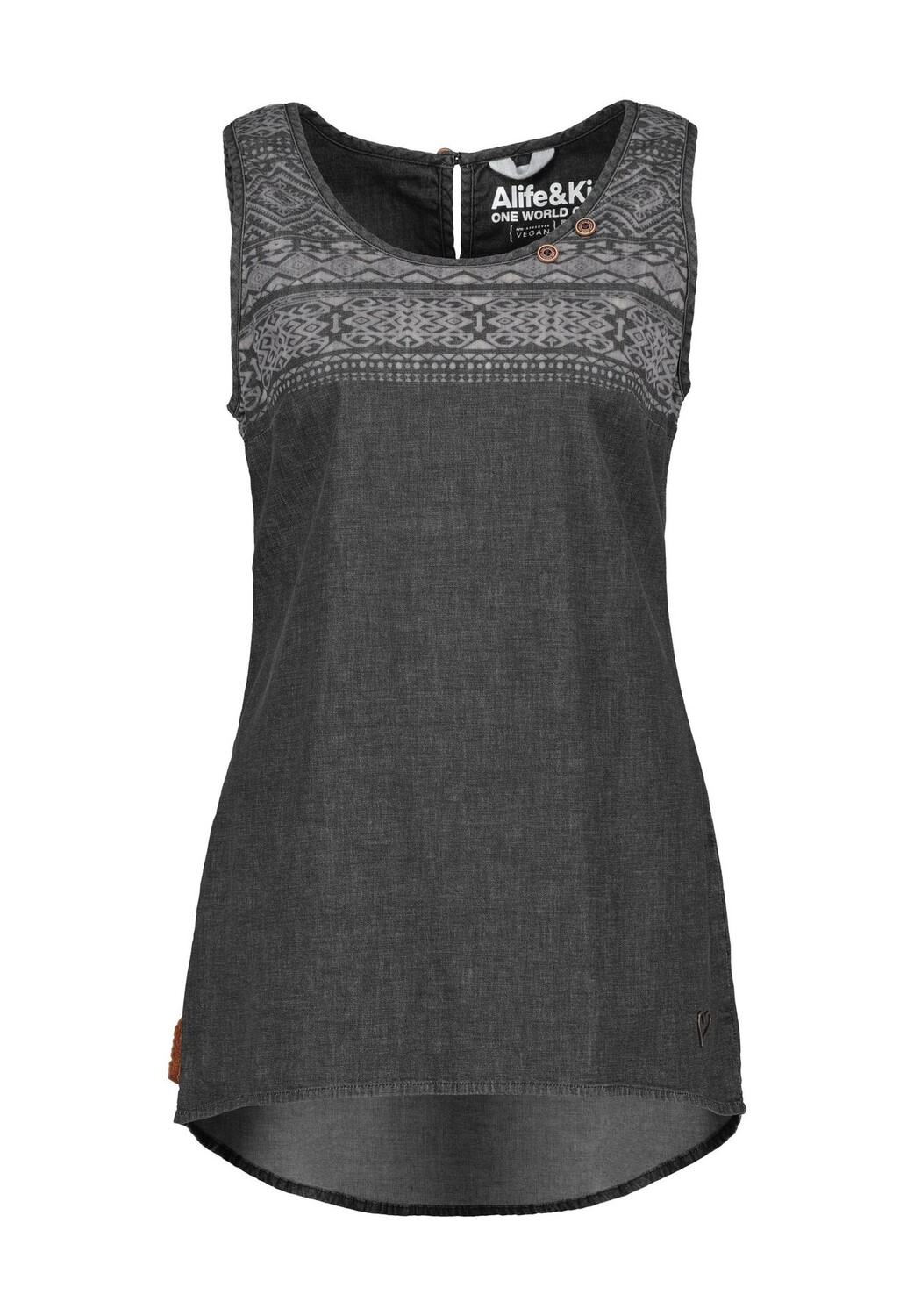 

CarliAK DNM B Блузка ALIFE AND KICKIN, цвет Black Denim