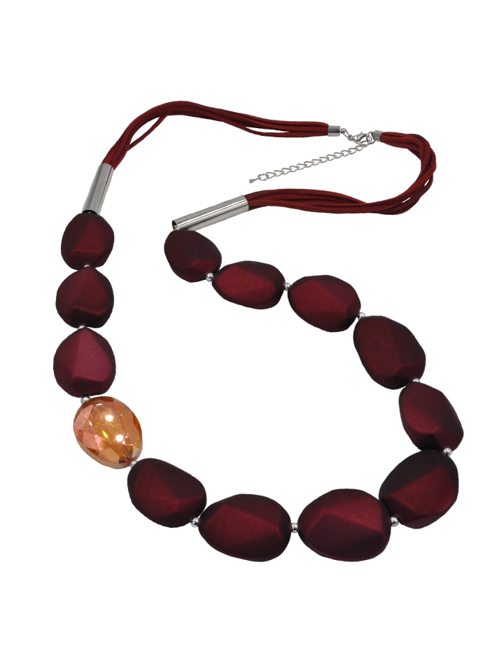 

Steuer Modeschmuck Колье Metall in bordeaux