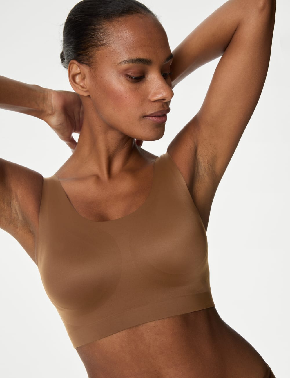 

Укороченный топ Flexifit Non-Bard Body by Marks & Spencer, цвет Topaz