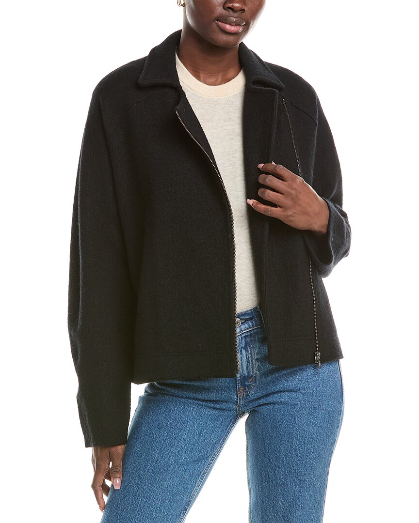 

Куртка Moto из шерсти EILEEN FISHER, черный