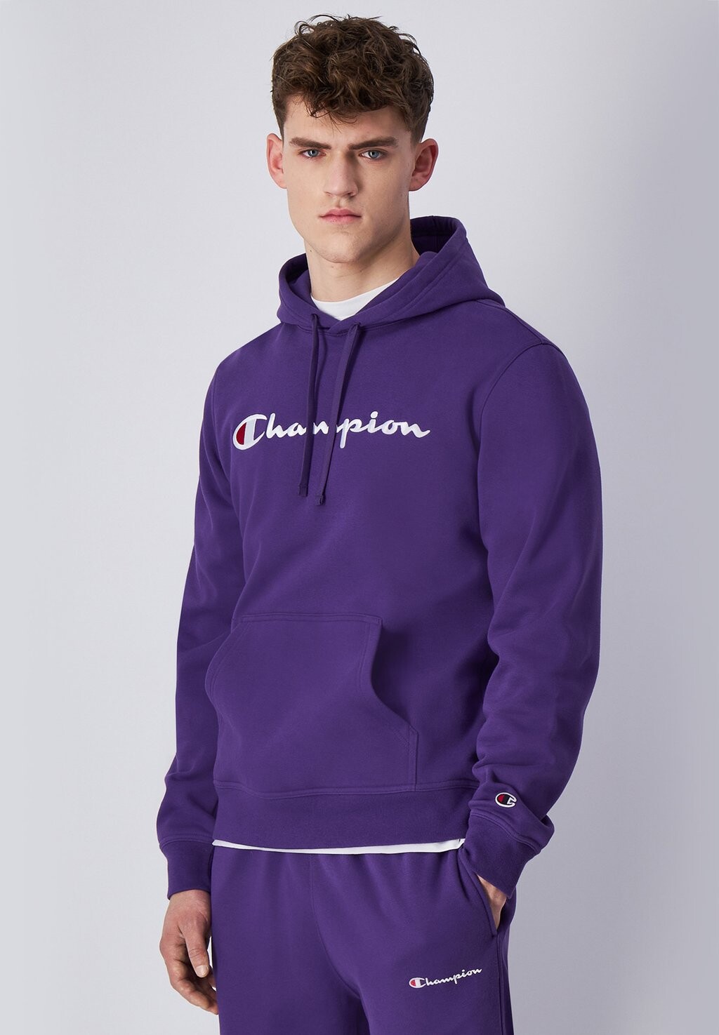 

Толстовка с капюшоном ICONS CONTRAST LOGO LARGE Champion, фиолетовый