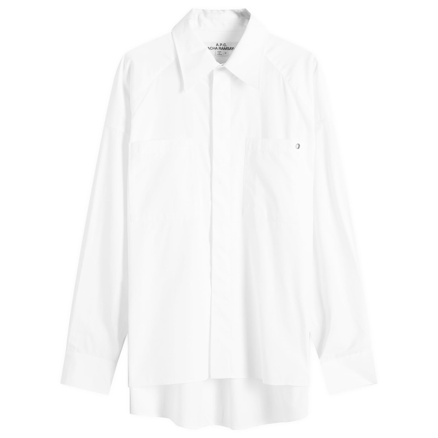 

Рубашка A.P.C. X Natacha Ramsay Levi Poplin Shirt, белый