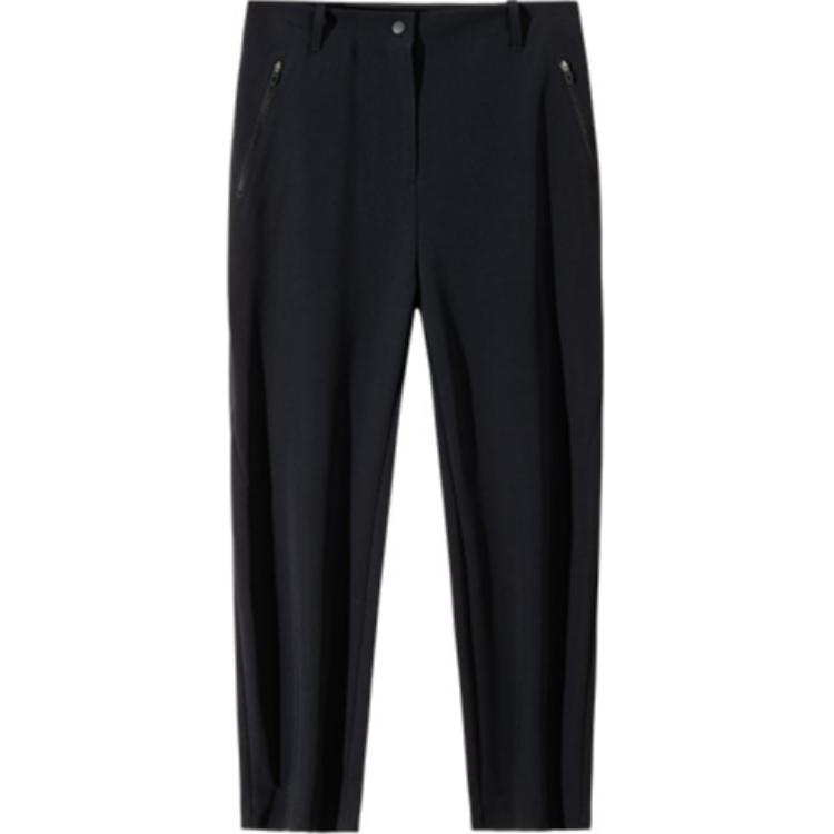 

ANTA Вязаные спортивные штаны женские базовые черные