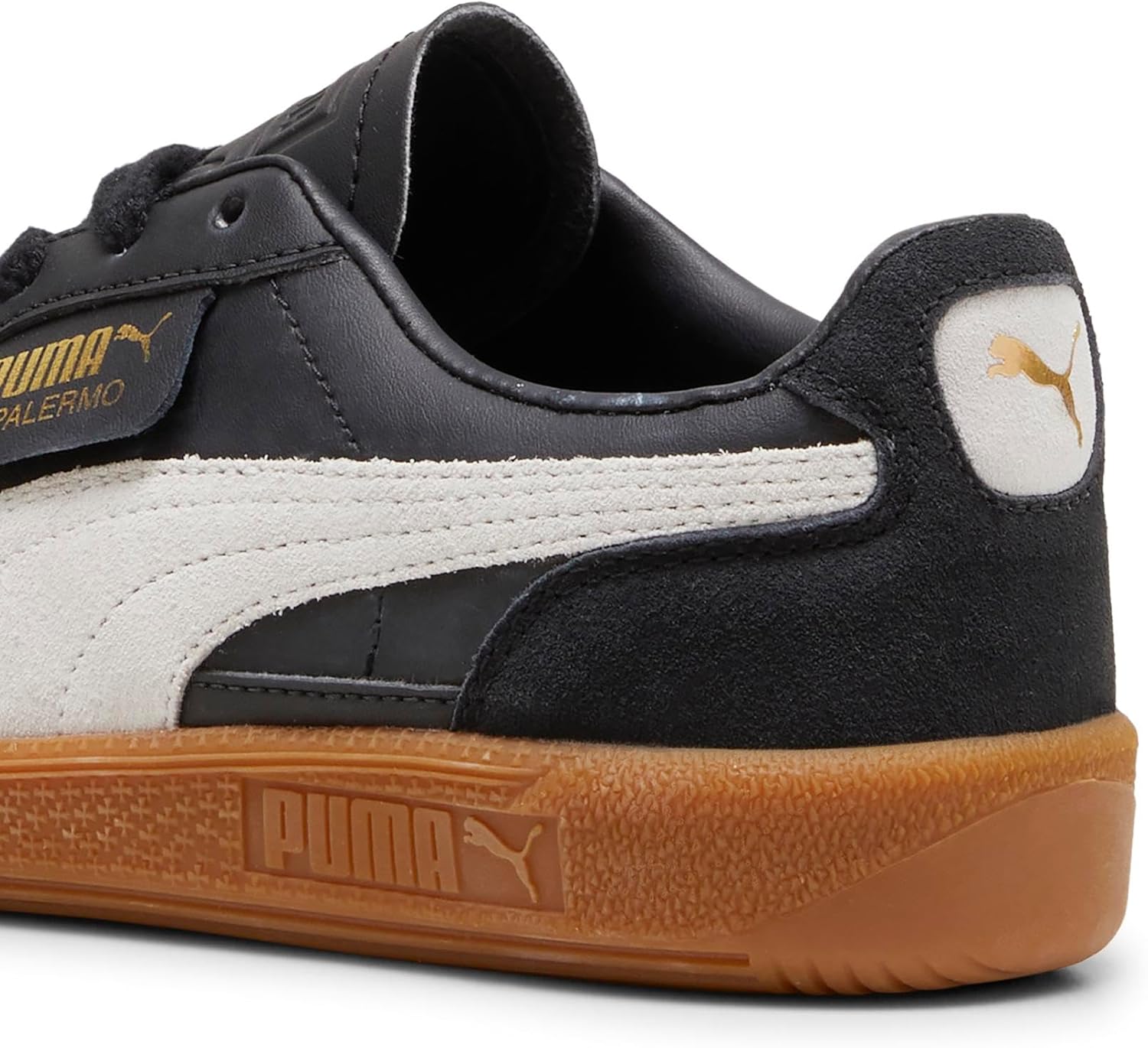 Кроссовки Puma Boys Palermo (Big Kid), черный/серый — фото 2