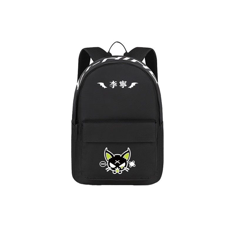 

LINING Полиэстеровый рюкзак обычный унисекс черный, Black