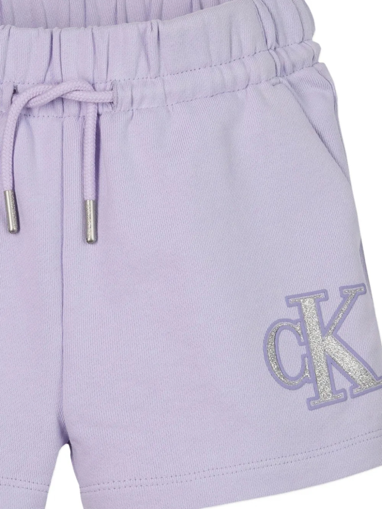 Джерси шорты Calvin Klein Kids, фиолетовый — фото 3