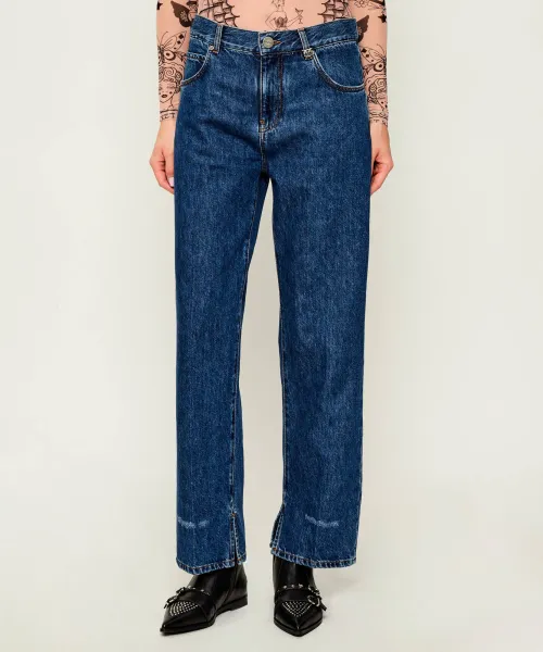 

Милые джинсы Loose fit Pinko, синий