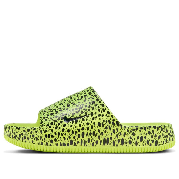 

Тапочки calm slide 'volt safari' Nike, мультиколор