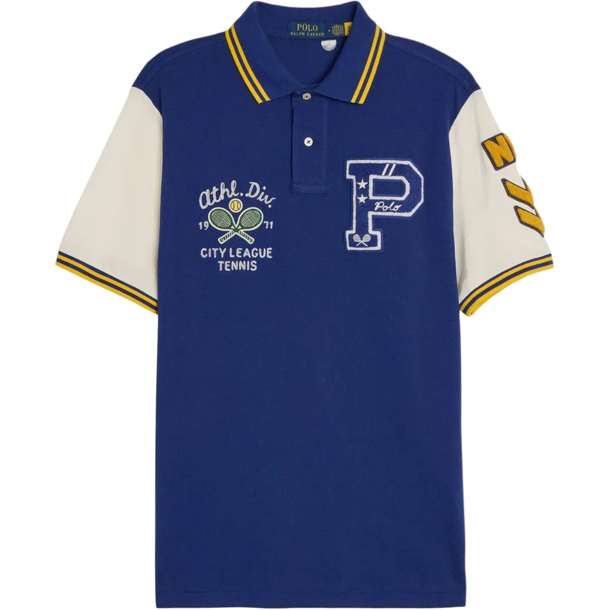 Поло Polo Ralph Lauren Mesh Varsity Tennis синее