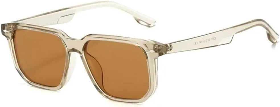 

Ретро солнцезащитные очки для женщин, модные, градиентные, мужские, трендовые, с заклепками, в стиле панк, с защитой от УФ-излучения UV400 TYUVIVO, Champagne