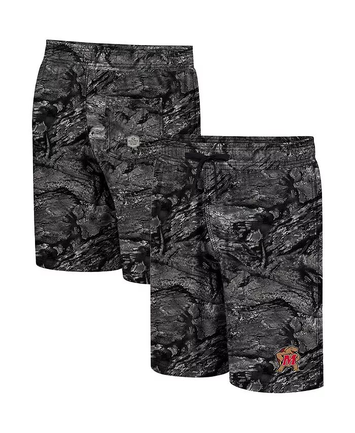 

Мужские шорты для плавания цвета уголь Maryland Terrapins Realtree Aspect Ohana Colosseum