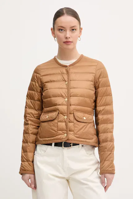Куртка пуховая короткая Tommy Hilfiger, коричневый