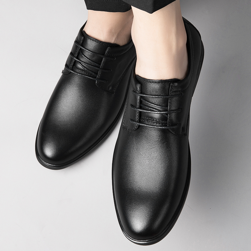CALIFBULL Мужские туфли черно-белые низкие белые, цвет White[Leather Shoe Size: Size 40 in This Model = Athletic Shoes 41] — фото 4
