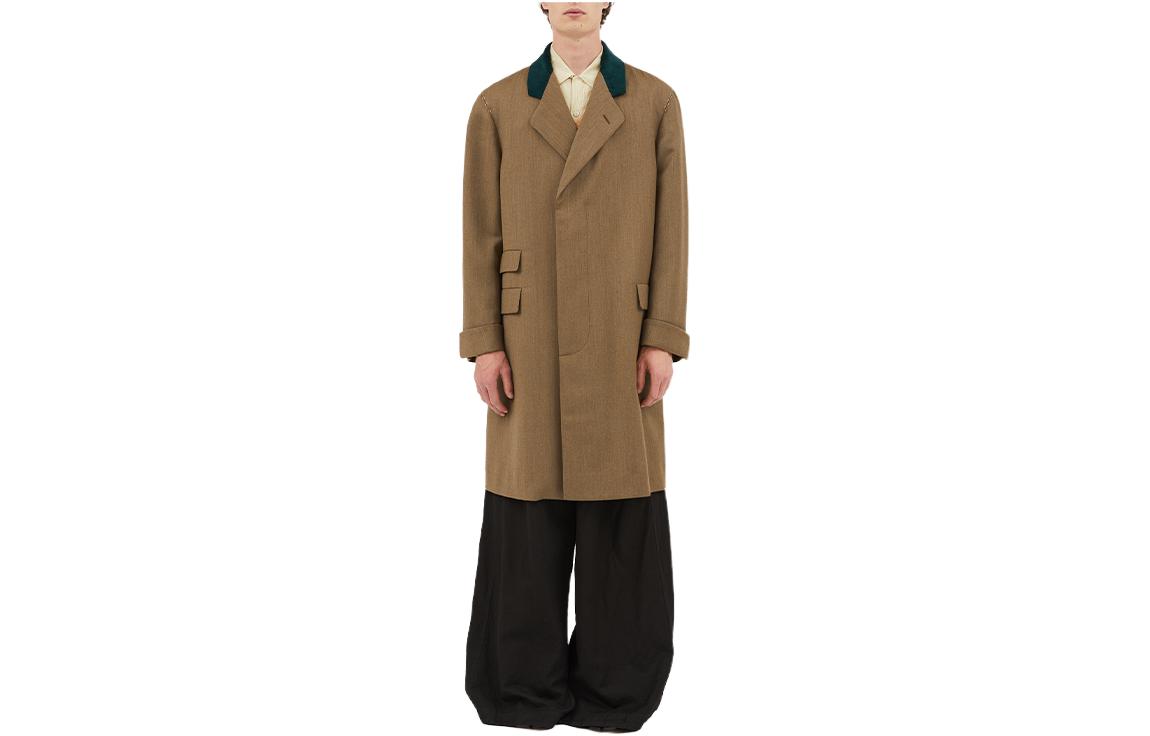 

Maison Margiela Коричневое пальто мужское, Umber