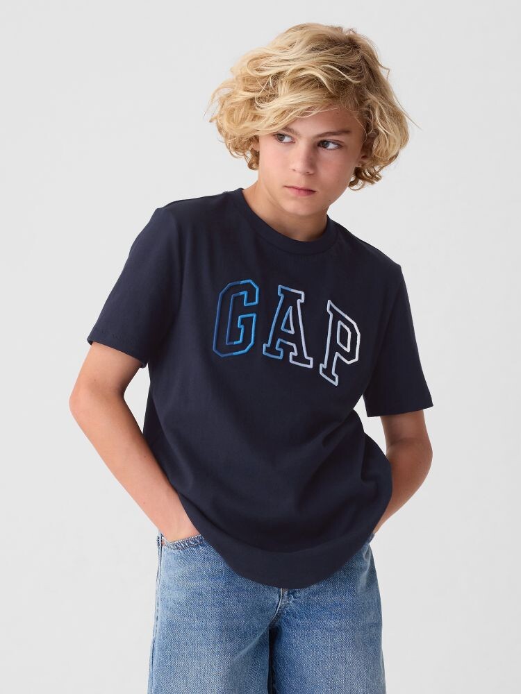 

Детская футболка с логотипом Gap, синий