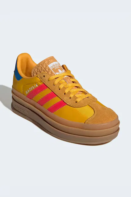 Кроссовки детские Gazelle Bold Adidas Originals, желтый — фото 2