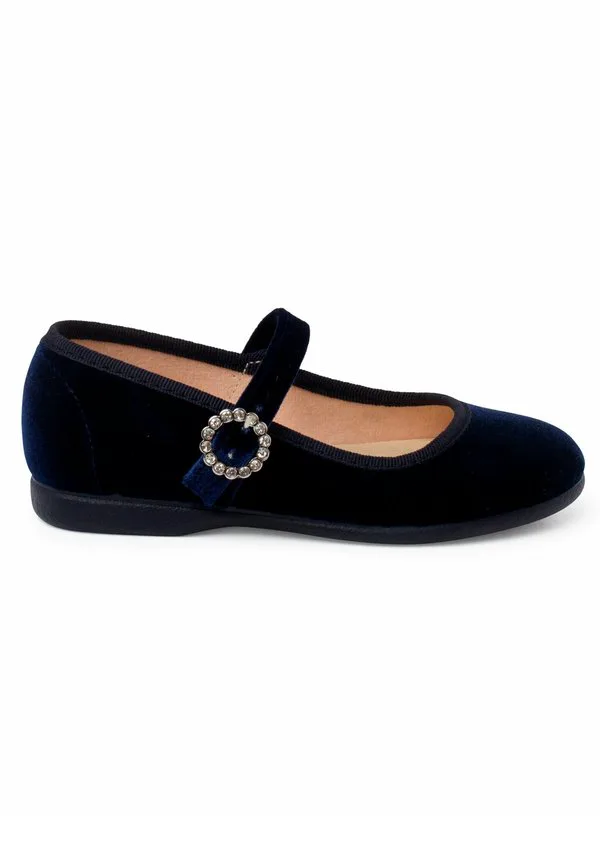 Детские туфли merceditas hebilla joya Pisamonas, Azul Marino