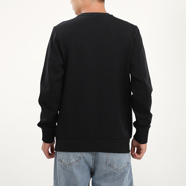 Толстовка wuji graphic sweatshirt 'black white' Adidas, черный — фото 4