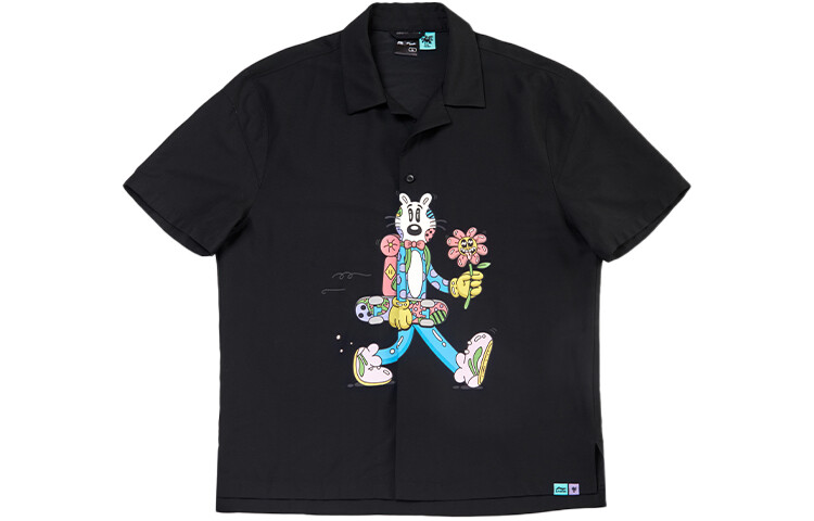 

Steven Harrington X Skateboard рубашка мужская черная Lining, черный
