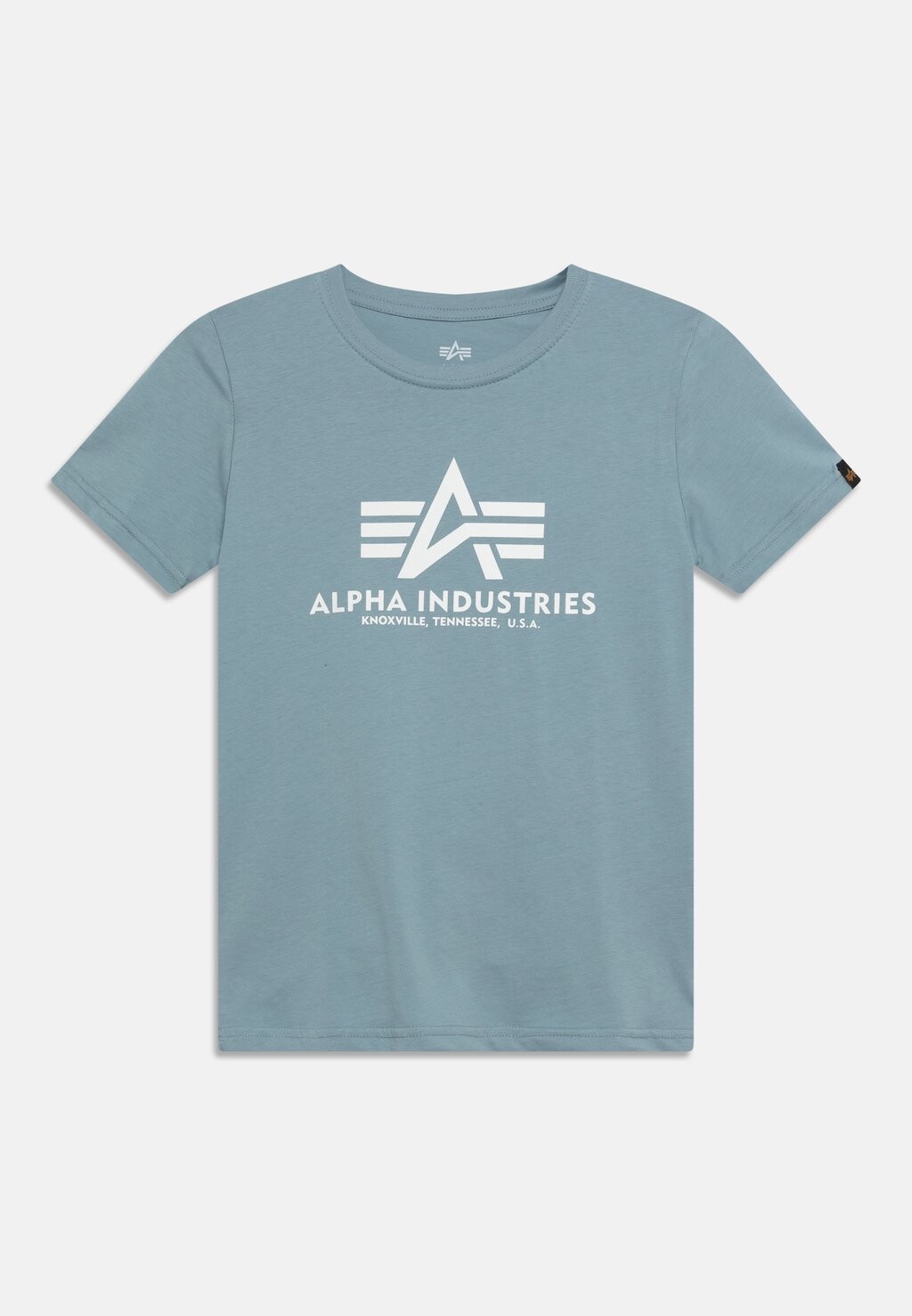 

Футболка с принтом Alpha Industries, цвет grey blue