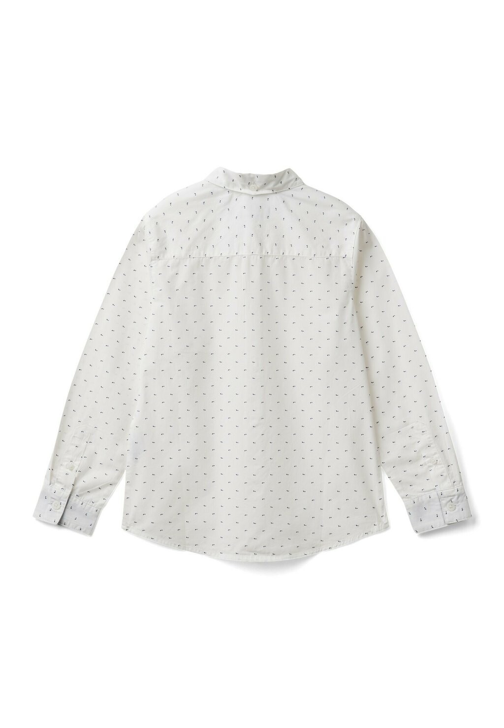 

Рубашка LONG-SLEEVE WITH MICRO-PATTERN United Colors of Benetton, белый