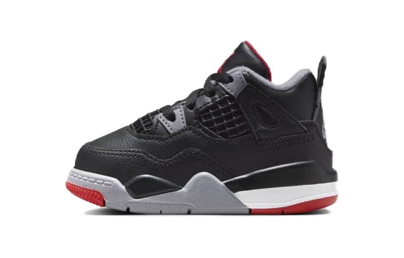 

Jordan Air Jordan 4 Обувь для малышей TD, Black/Gray