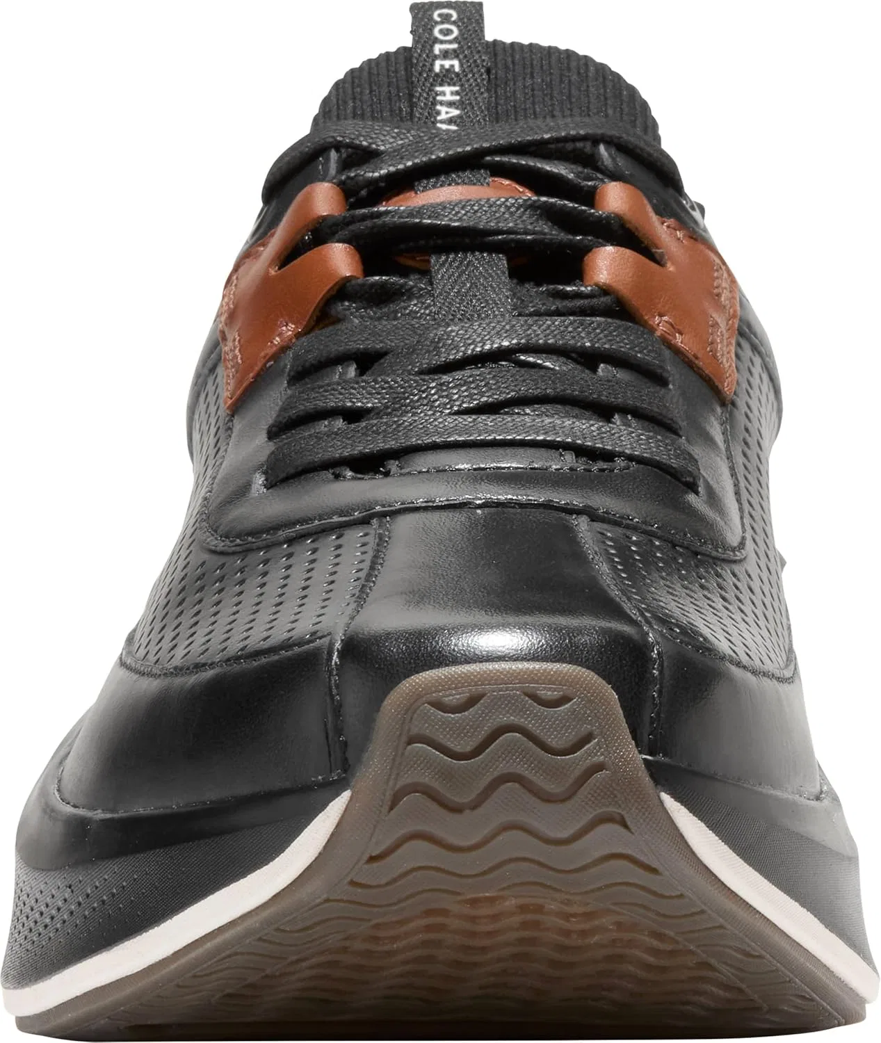 Мужские кожаные кроссовки Cole Haan Grandpro All Day, Black British Tan — фото 2
