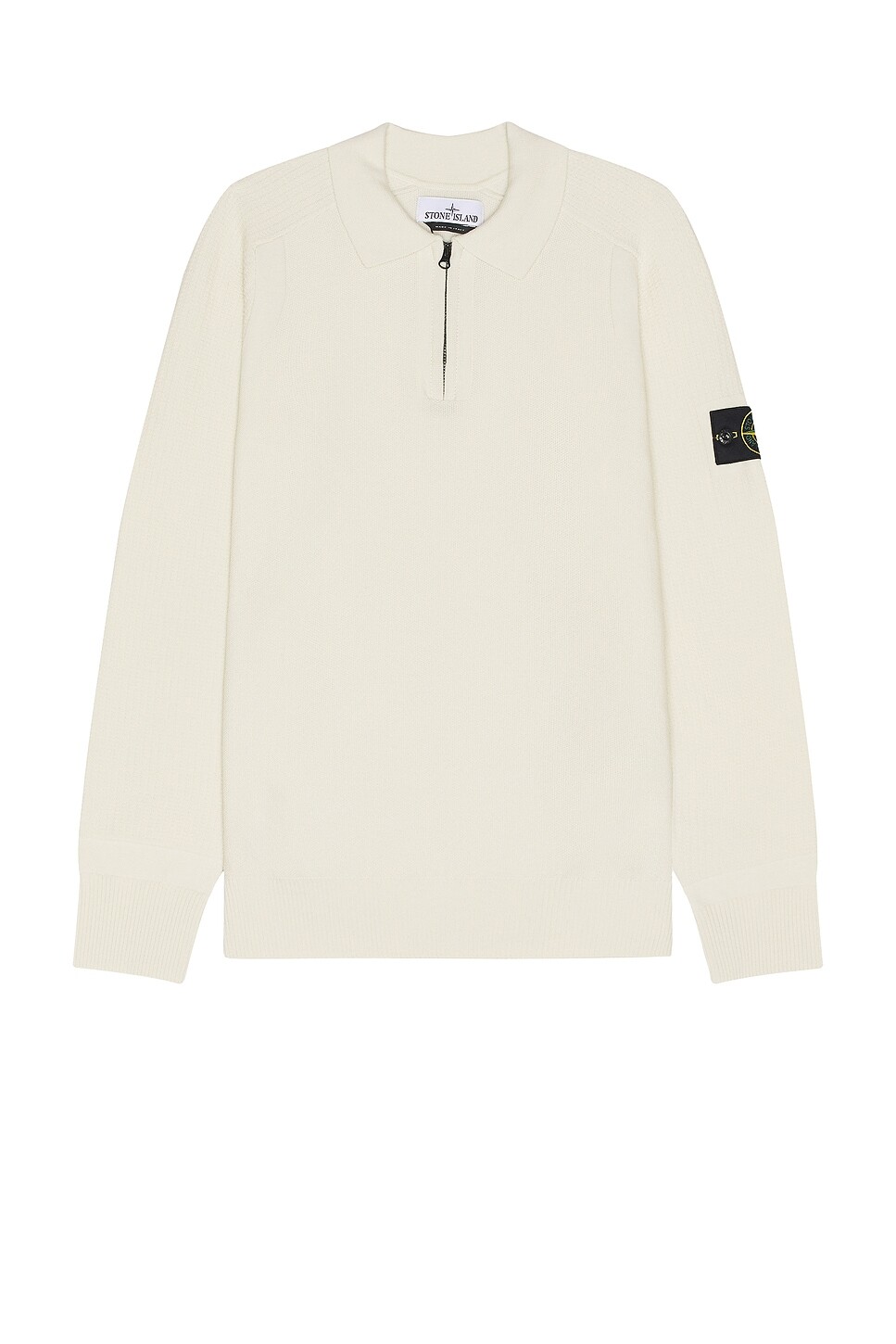 

Вязаная рубашка-поло Stone Island, цвет Plaster