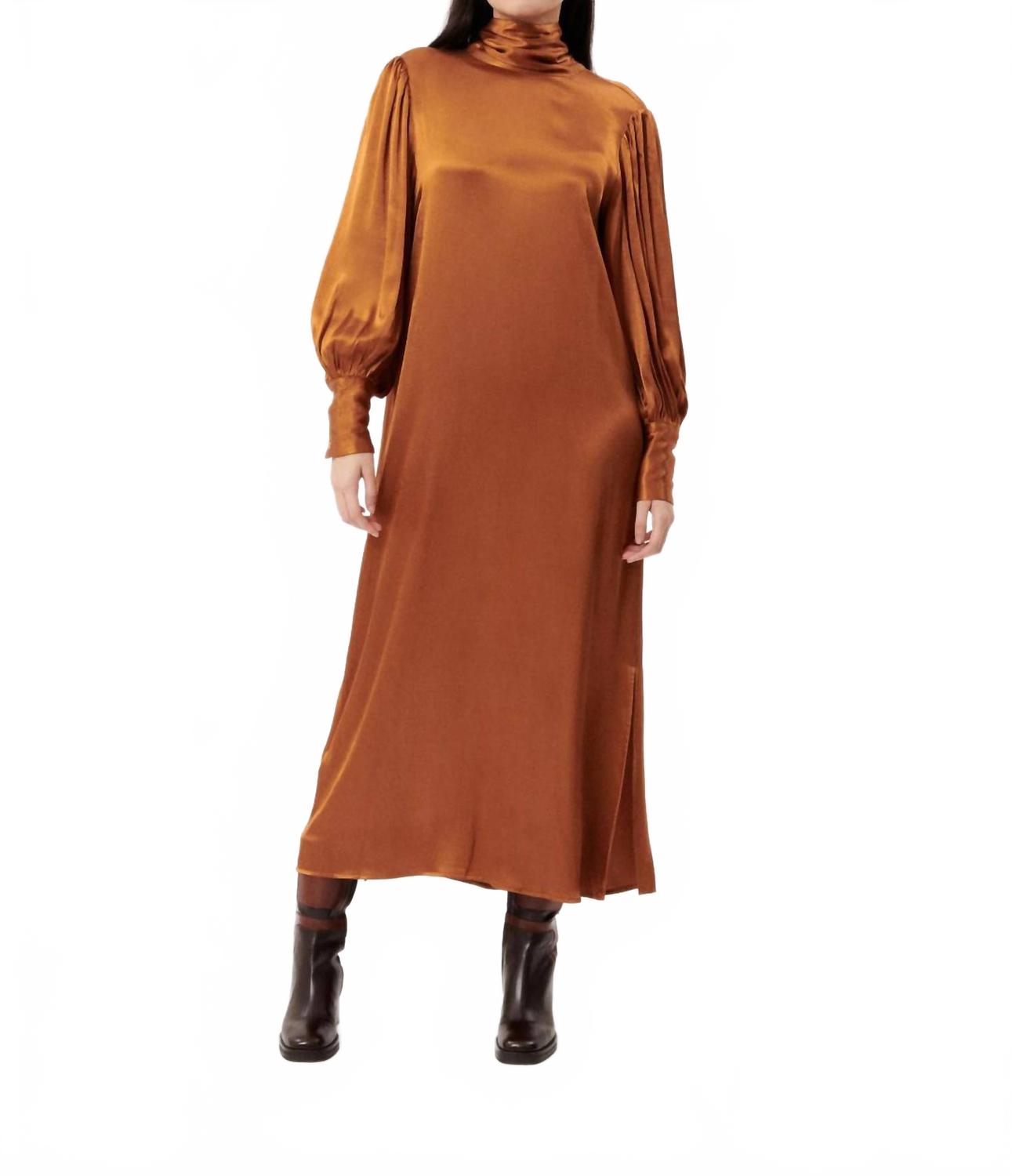 

Парижское платье макси Ноор в охре FRNCH, Ochre