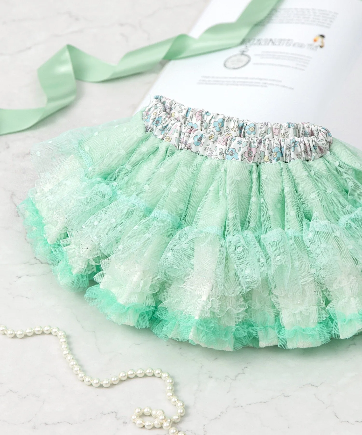 Юбка Принцесса в пачке [S/70-90 см] Panpantutu, Peridot Flower