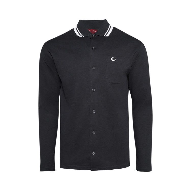 

Поло Gucci Long-Sleeve Polo, Anthracite