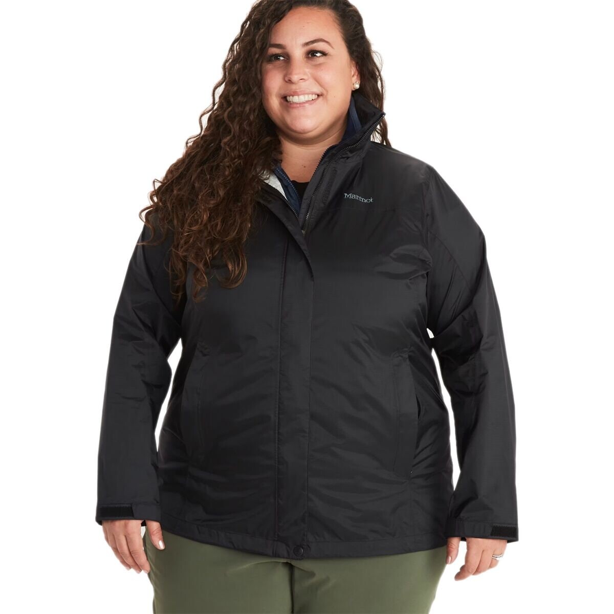 

Куртка precip eco plus Marmot, черный