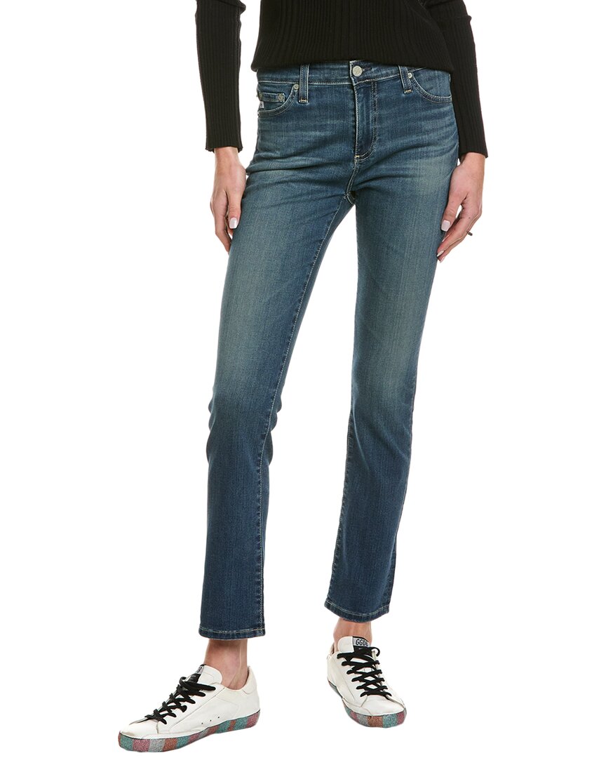

Джинсы AG Jeans Mari 7 лет Baron с высокой талией, узкие, прямые джинсы, синий