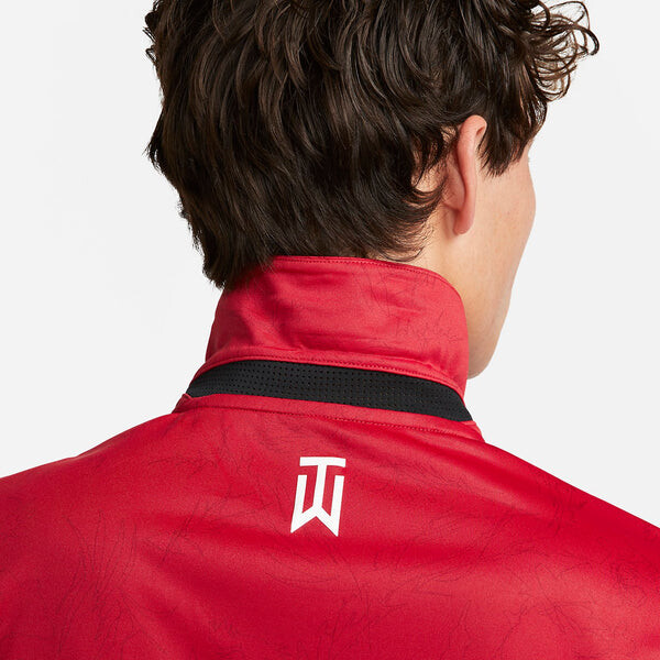 Рубашка поло Tiger Woods Dri Fit Adv Golf Polo Shirt Nike, красный — фото 3