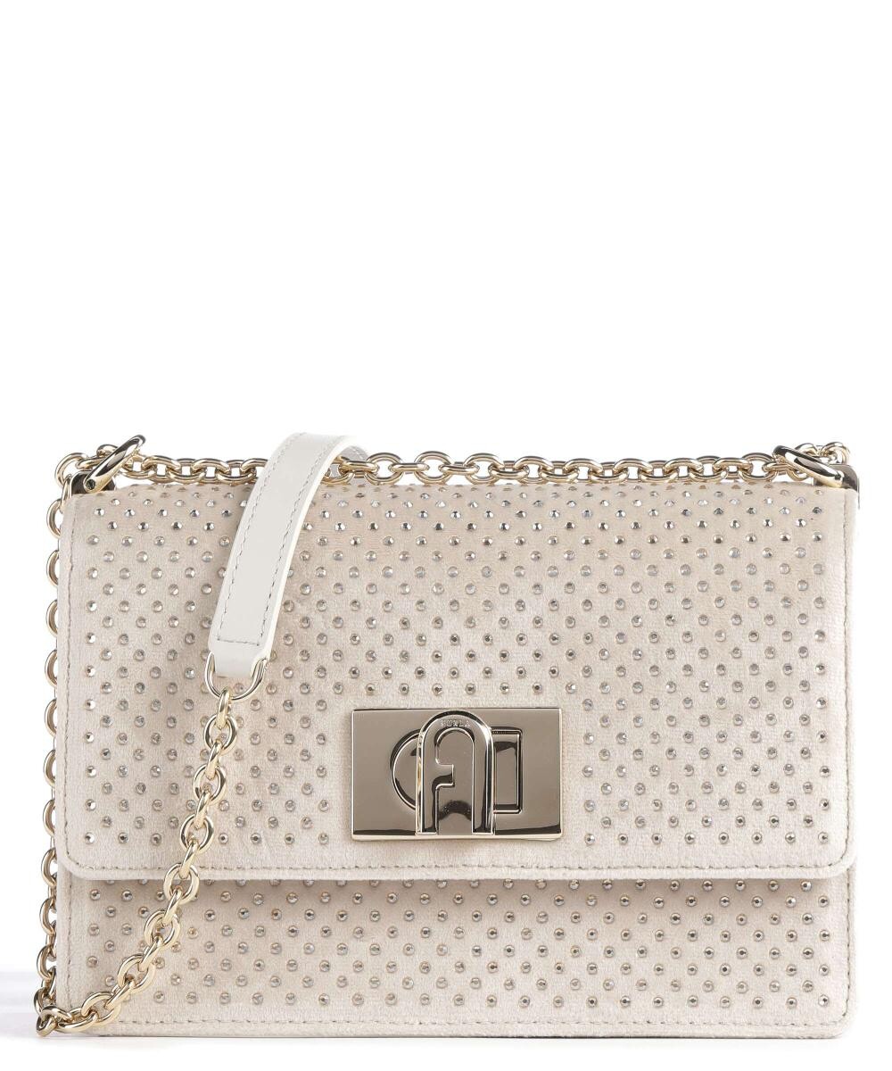 

мини-сумка на плечо 1927 из бархатной ткани Furla, белый